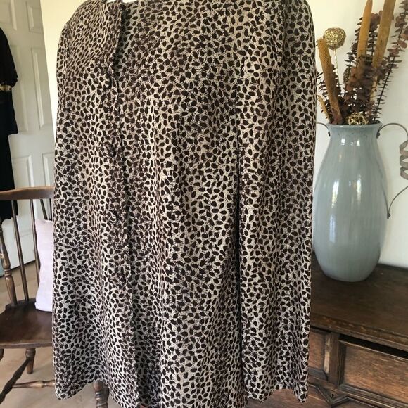 Leslie Fay Button Up Tunic Blouse Size 14 Petite - Picture 4 of 7